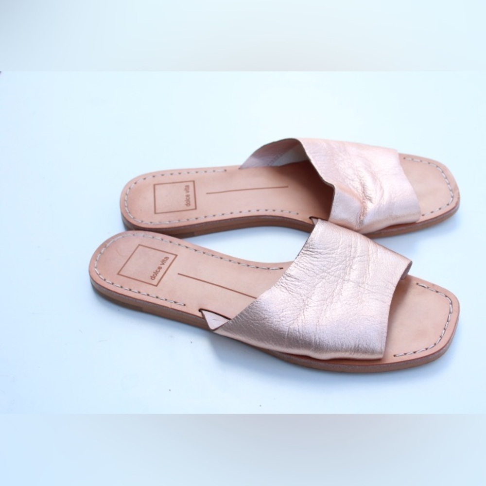 Dolce vita Cato slide sandals Leather upper